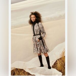 Me+Em Kyoto Garden Print Mini Dress